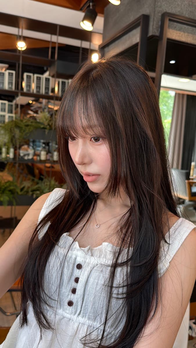 여성 헤어 컬러 · 준오헤어 강남우성사거리점